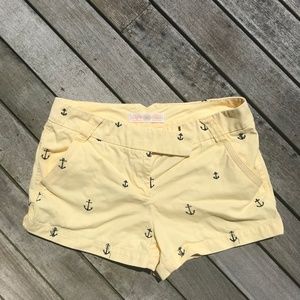 J. Crew Yellow Anchor Chino Shorts